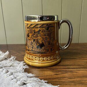 Lord Nelson Ware England Beer Stein Mug Pub Scene Wonderful Life